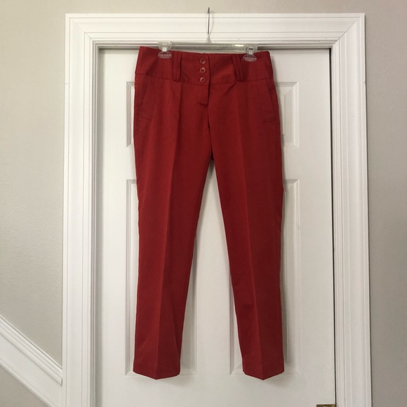 New SF Brand Brick Red Dress Pants - Picture 11 of 16